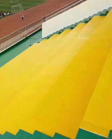 博湖球场台阶翻新修补改造